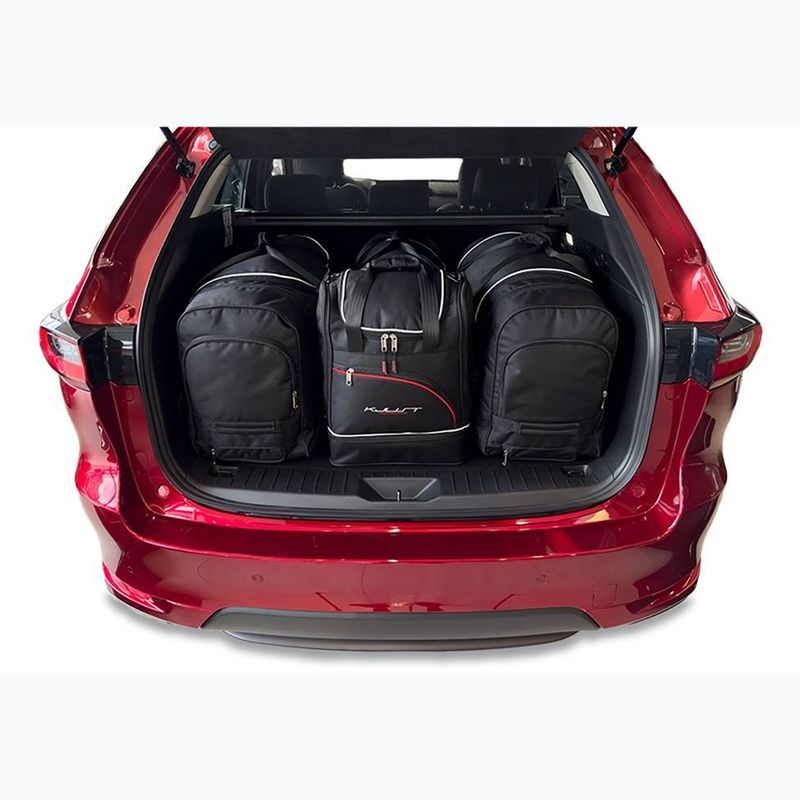 KJUST Mazda CX-60 HEV 2022+ set di borse per il bagaglio 4 pezzi nero. 11