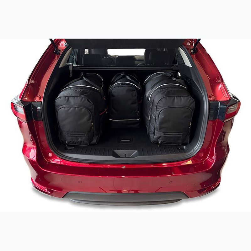KJUST Mazda CX-60 HEV 2022+ set di borse per il bagaglio 4 pezzi nero. 12