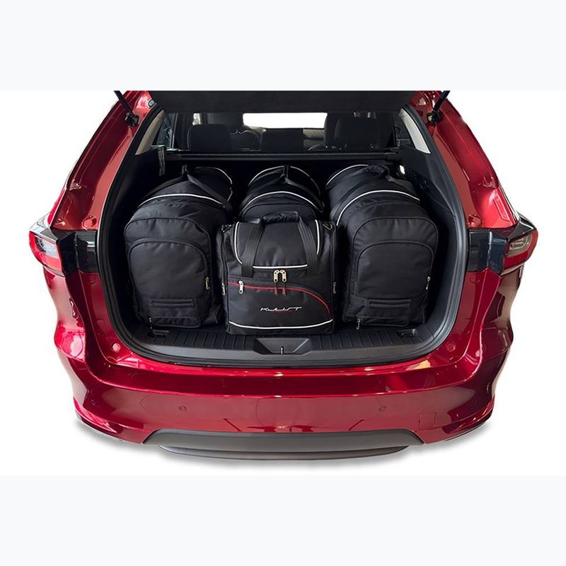 KJUST Mazda CX-60 PHEV set di borse per bagagliaio 2022+ 4 pezzi nero. 12