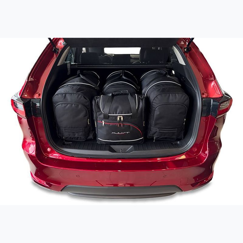 KJUST Mazda CX-60 HEV 2022+ set di borse per il bagaglio 4 pezzi nero. 12