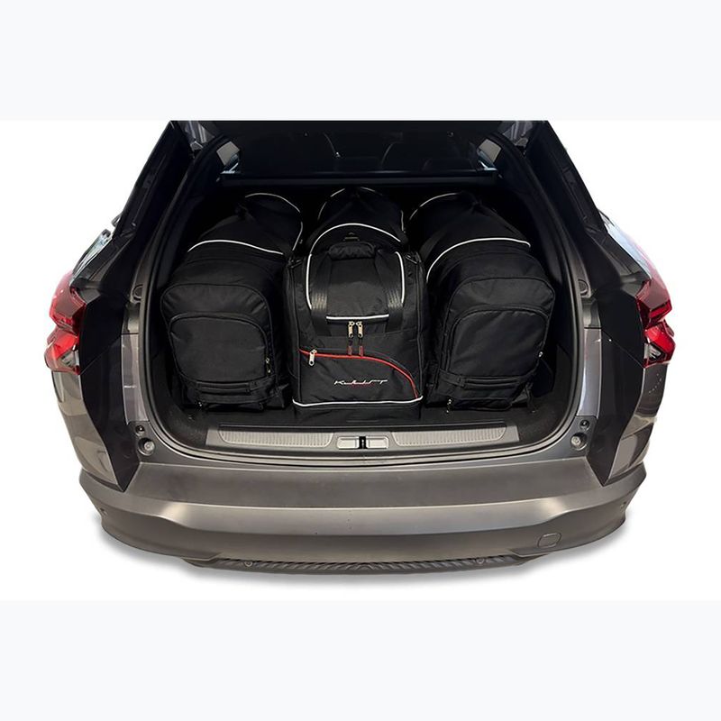 Set borse bagagliaio KJUST Citroen C5 X PHEV 2021+ 4 pezzi nero 14