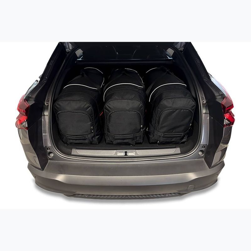 Set di borse portabagagli KJUST Citroen C5 X 2021+ 3 pezzi nero 10