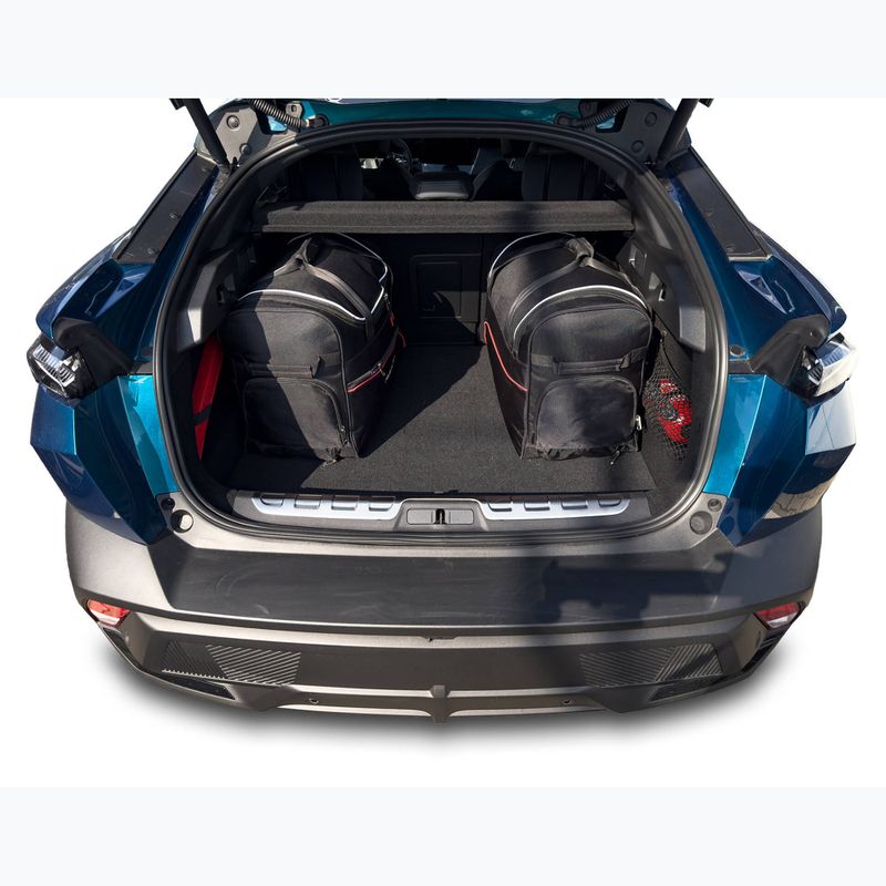 Set di borse portabagagli KJUST Peugeot 408 PHEV 2023+ 5 pezzi nero. 17