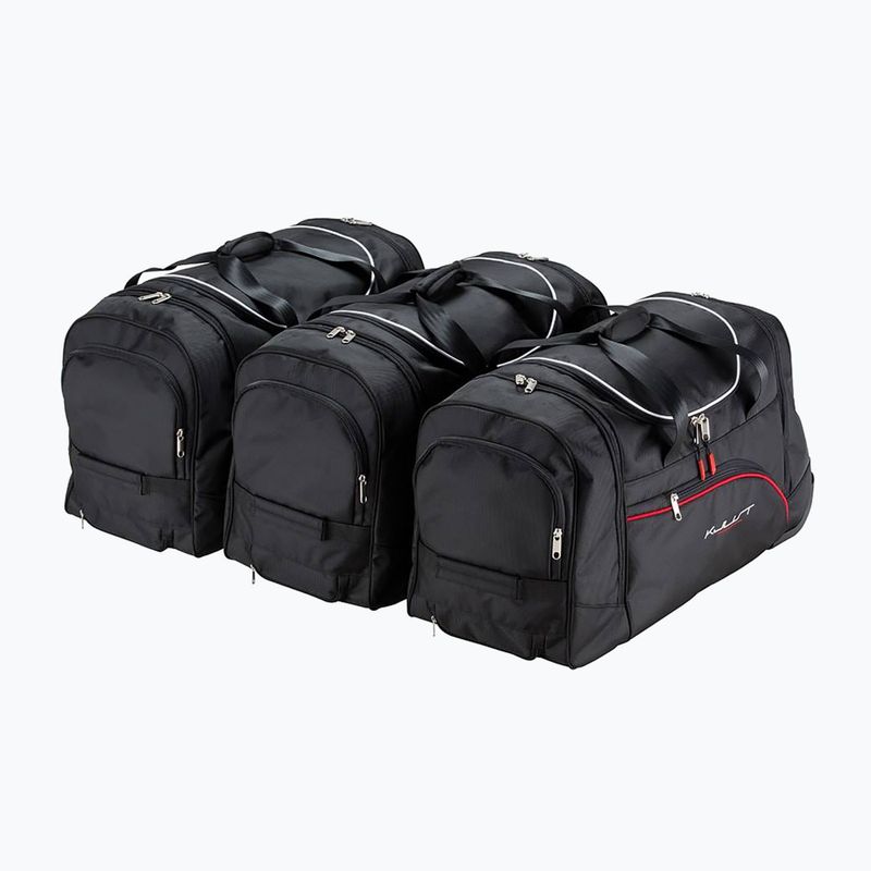 Set di borse portabagagli KJUST Hyundai Kona EV 2023+ 3 pezzi nero