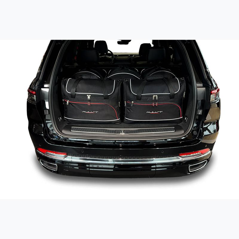 KJUST Jeep Grand Cherokee PHEV set di borse per bagagliaio 2021+ 5 pezzi nero 14