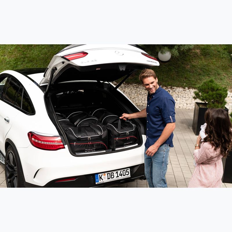 KJUST Mercedes-Benz S MHEV Set di borse per il bagaglio 2020+ 4 pezzi nero 17