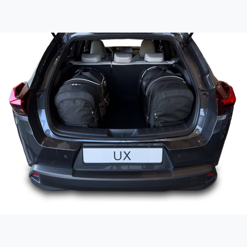 KJUST Lexus UX 2018+ set di borse per il bagaglio 3 pezzi nero. 11