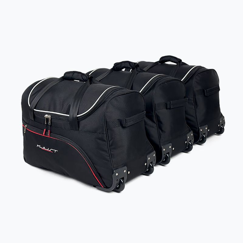 KJUST Lexus UX AWD HEV set borse bagagliaio 2018+ 3 pezzi nero. 3