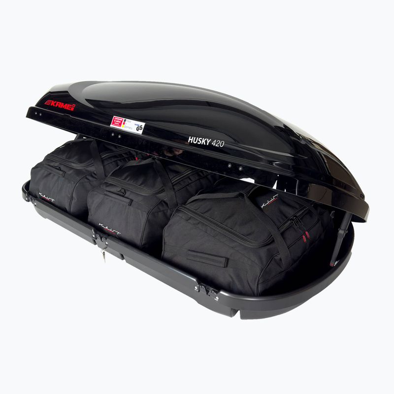 KJUST Kamei Husky 420 Set di borse da tetto 3 pezzi nero