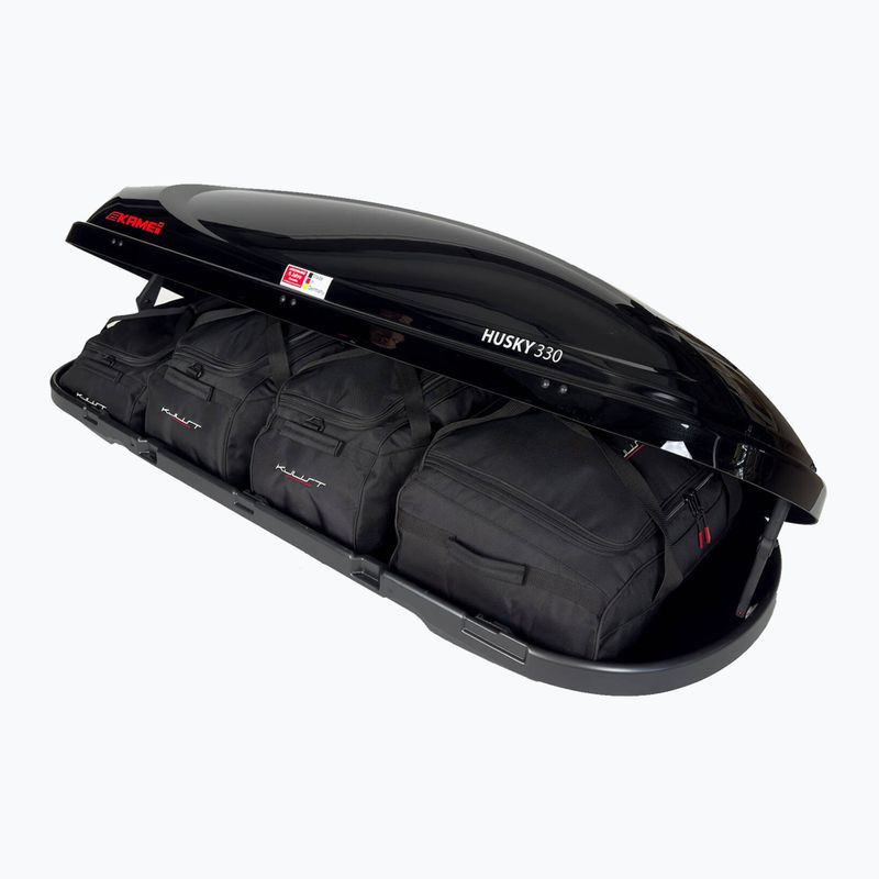 KJUST Kamei Husky 330 Set di borse da tetto 4 pezzi nero