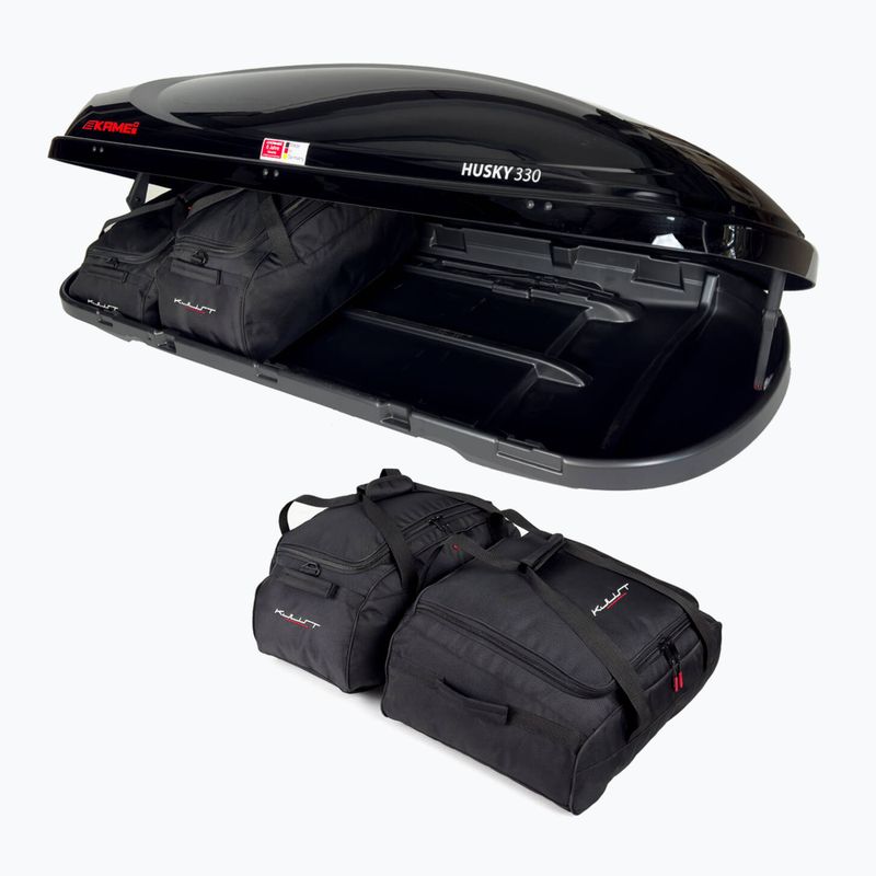 KJUST Kamei Husky 330 Set di borse da tetto 4 pezzi nero 4