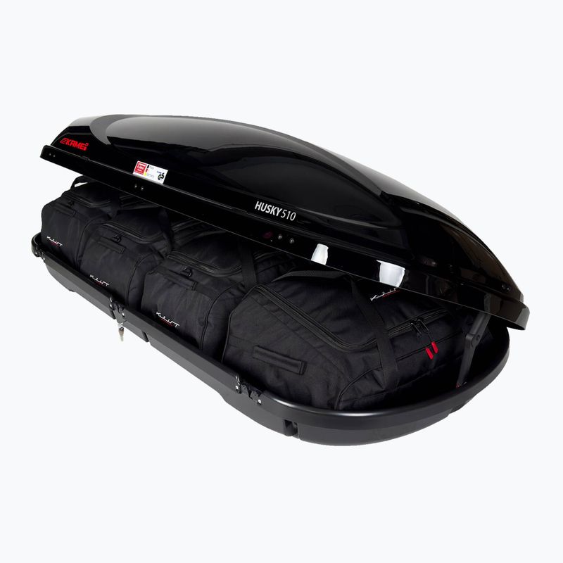 KJUST Kamei Husky 510 Set di borse da tetto 4 pezzi nero