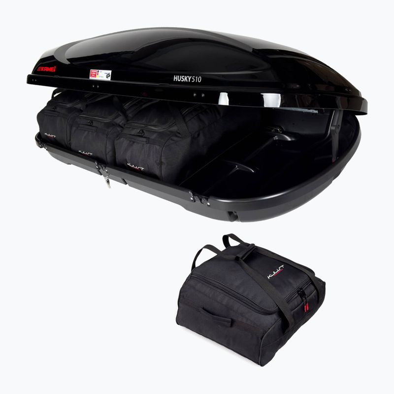 KJUST Kamei Husky 510 Set di borse da tetto 4 pezzi nero 3