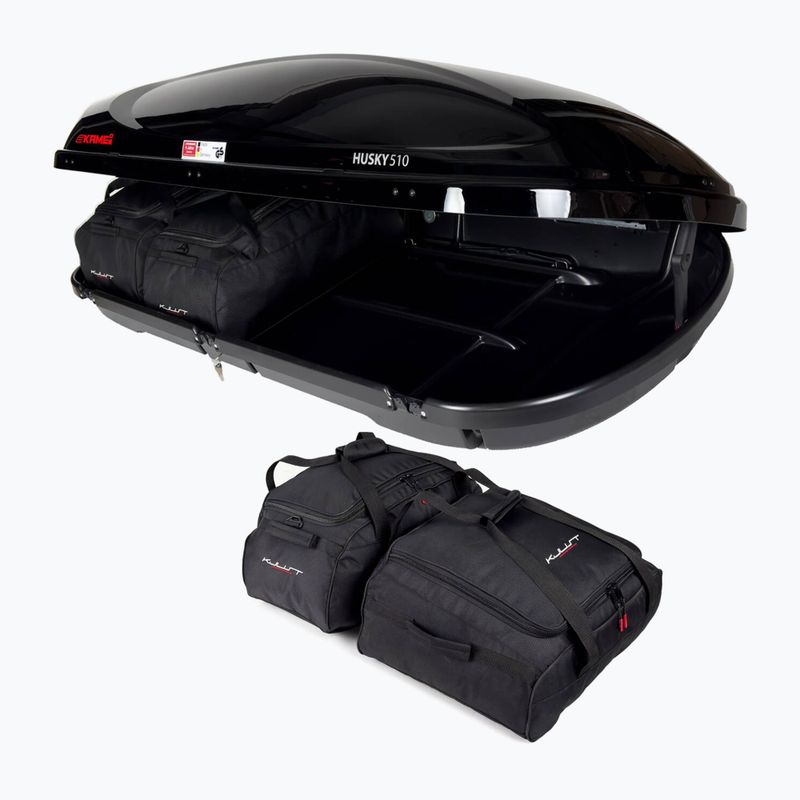 KJUST Kamei Husky 510 Set di borse da tetto 4 pezzi nero 4