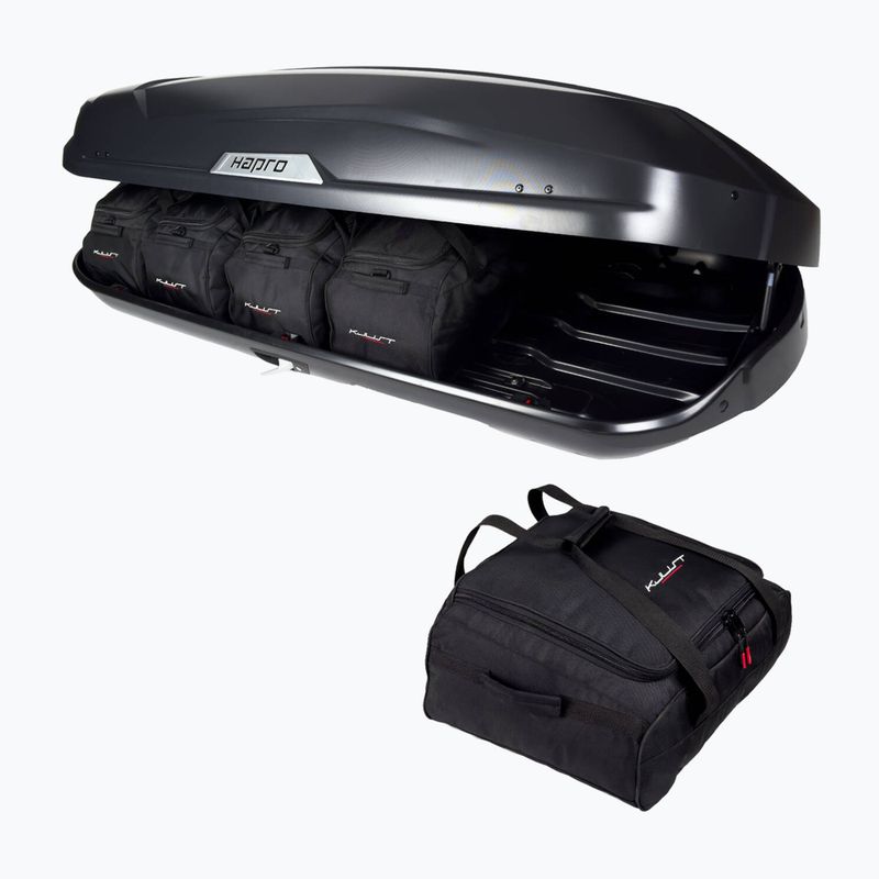 KJUST Hapro Trivor 560 Set di borse da tetto 5 pezzi nero 3