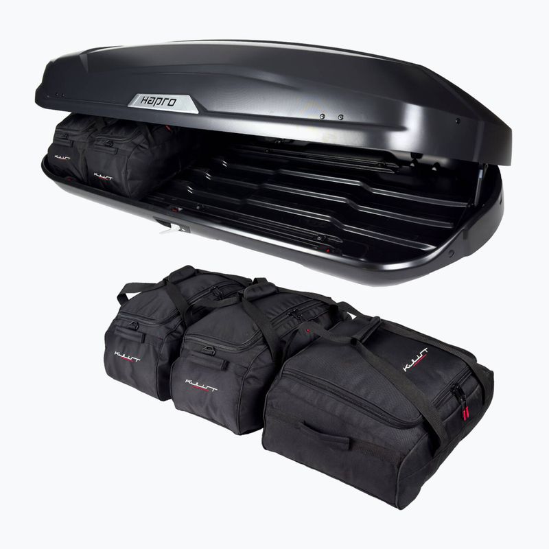 KJUST Hapro Trivor 560 Set di borse da tetto 5 pezzi nero 5