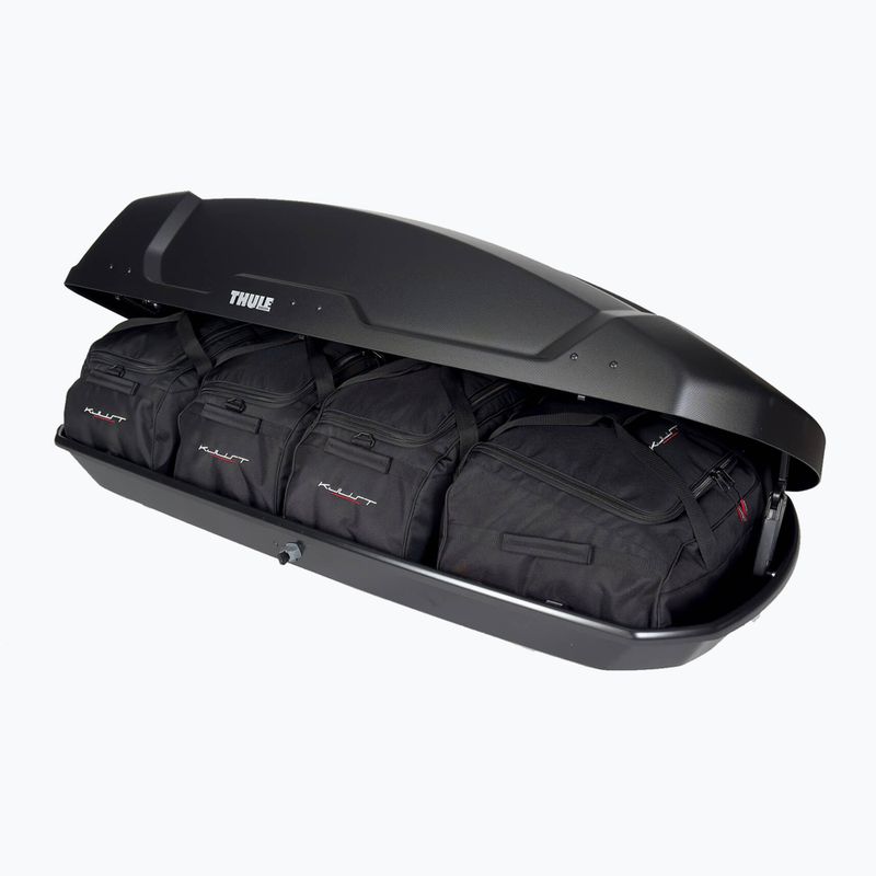 KJUST Thule Force XT M borsa da tetto set di 4 pezzi neri.