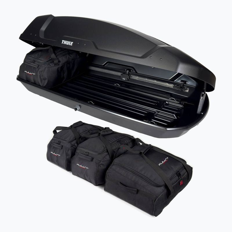 KJUST Thule Force XT M borsa da tetto set di 4 pezzi neri. 5