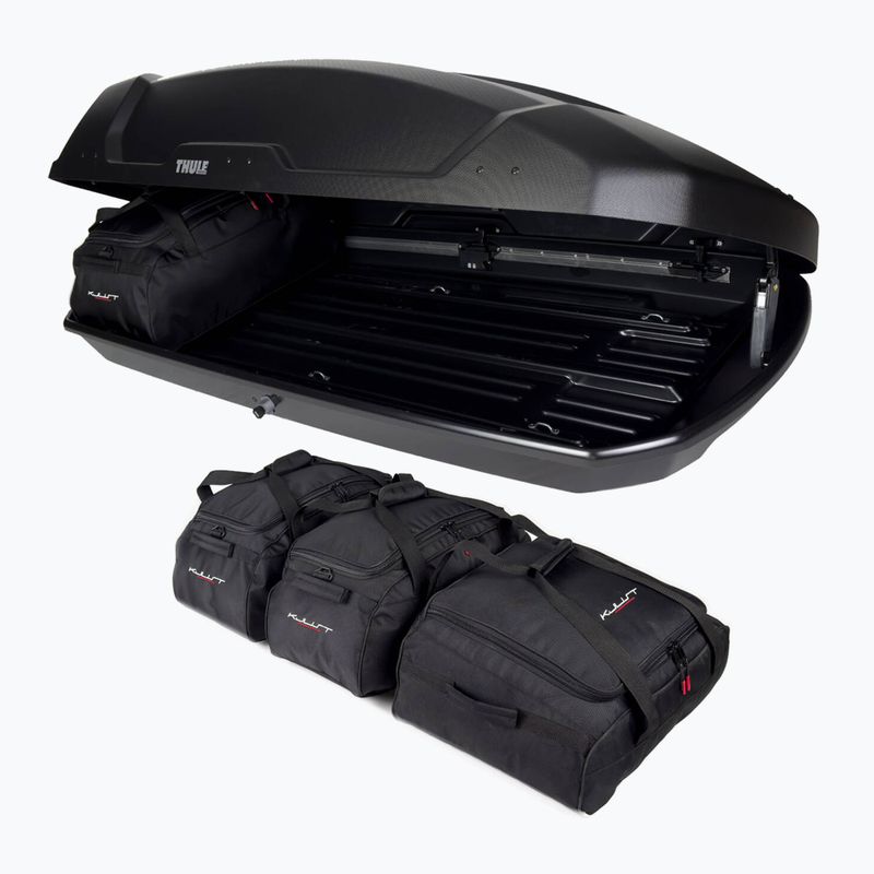 KJUST Set di borse per box da tetto Thule Force XT L 4 pezzi nero 5