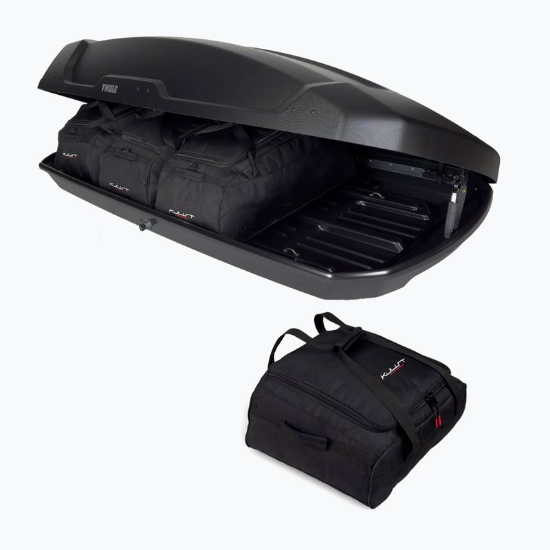 KJUST Set di borse per box da tetto Thule Force XT XL 4 pz. nero 3