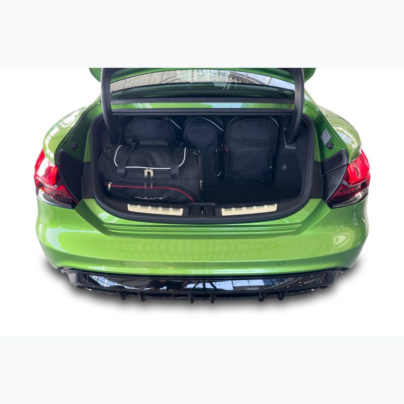 KJUST Audi E-Tron GT 2021+ set di borse portabagagli 5 pezzi nero 20