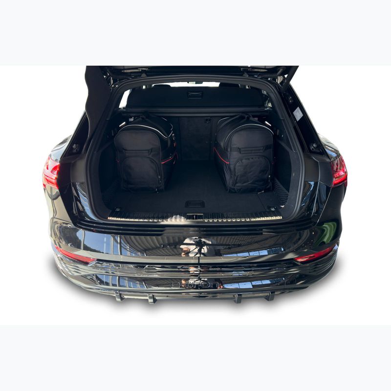 KJUST Audi Q8 E-Tron 2023+ set di borse per bagagliaio 5 pezzi nero 18