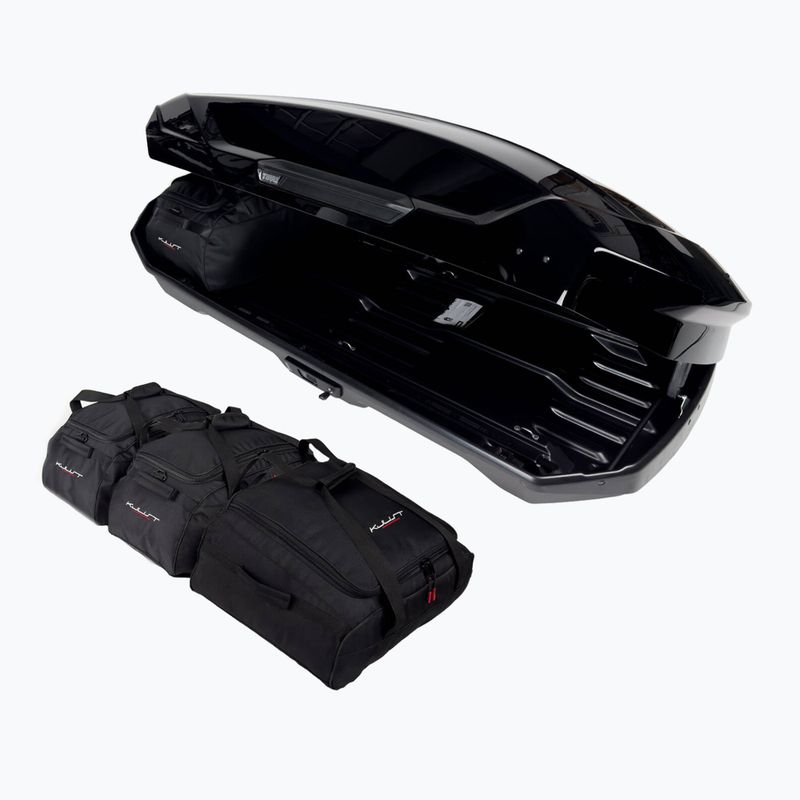 KJUST Thule Motion 3 L borsa da tetto set di 4 pezzi nero. 4