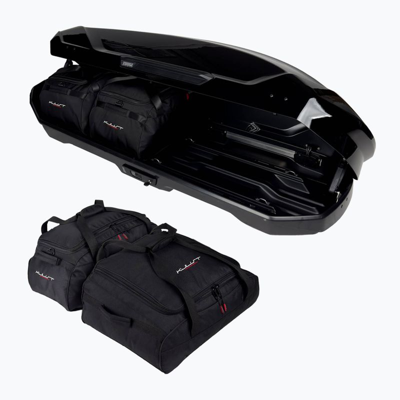KJUST Thule Motion 3 Sport borsa da tetto set di 4 pezzi nero. 3