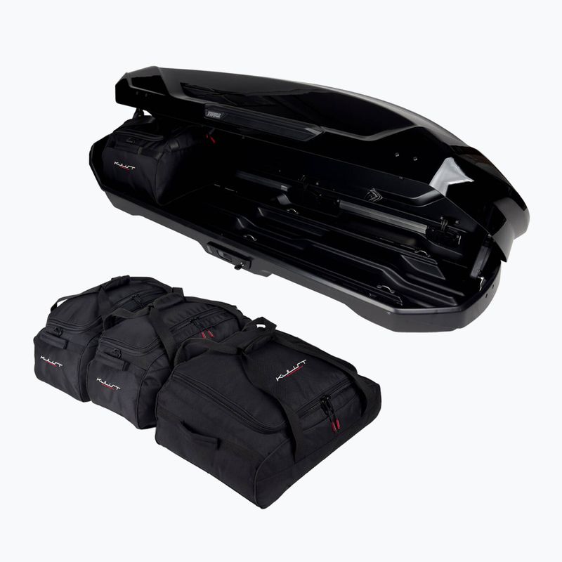 KJUST Thule Motion 3 Sport borsa da tetto set di 4 pezzi nero. 4