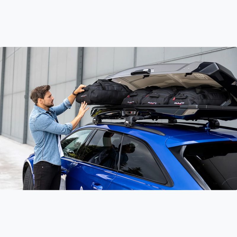 KJUST Thule Motion 3 Sport borsa da tetto set di 4 pezzi nero. 16