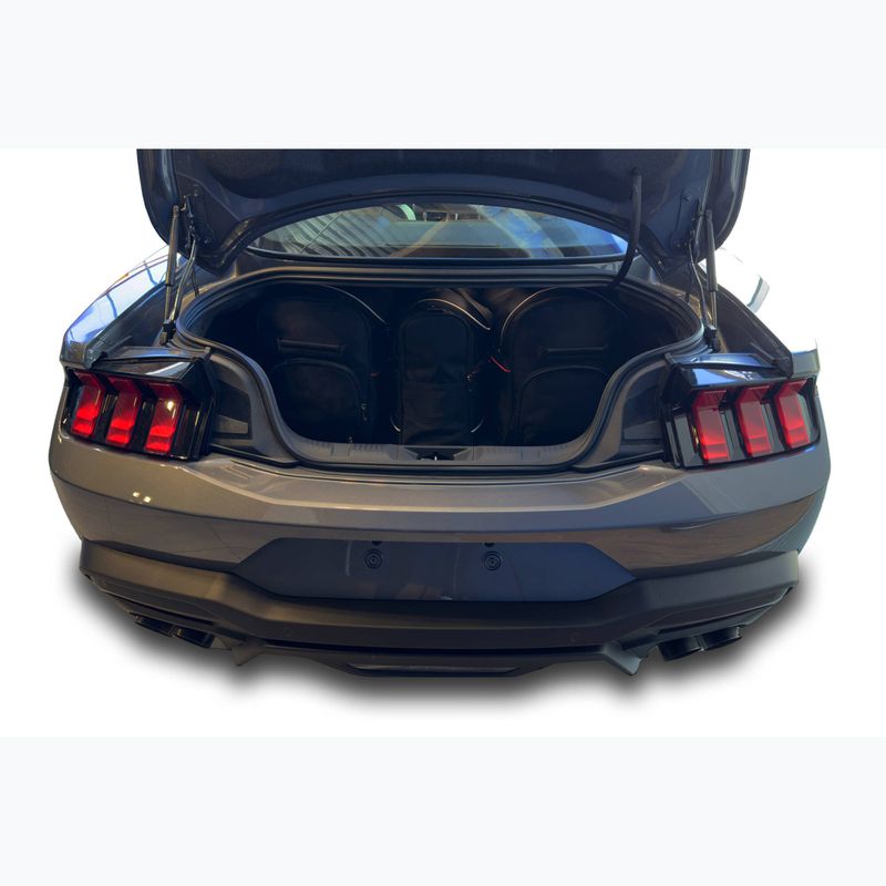 KJUST Ford Mustang Fastback 2023+ Set di borse nere da 5 pezzi per il bagagliaio 8