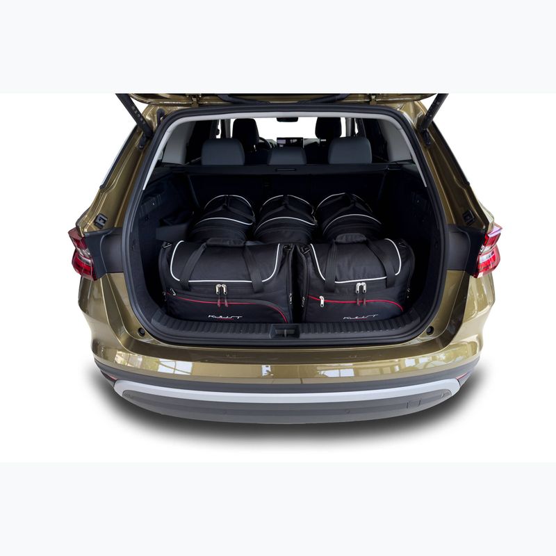 KJUST Skoda Kodiaq 2023+ 5 set di borse portabagagli nero. 13