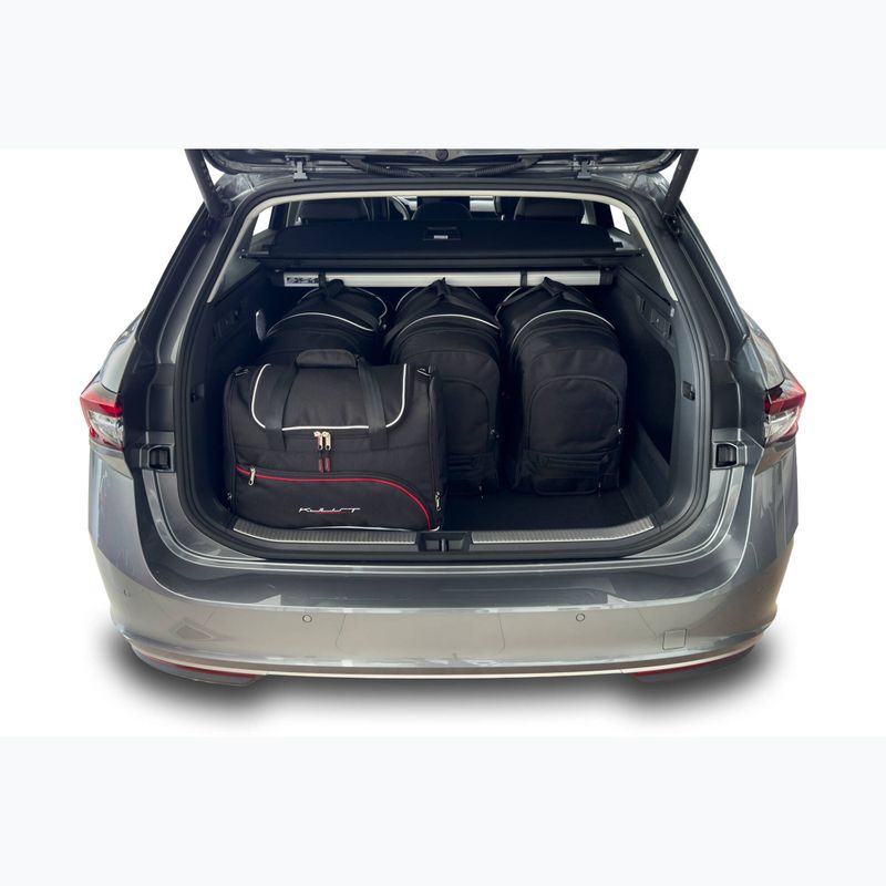 KJUST Skoda Superb Combi 2023+ Set di 5 borse portabagagli nero. 14