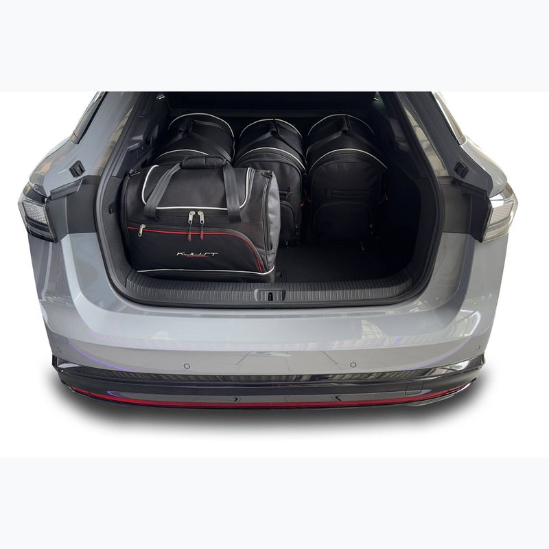 KJUST Volkswagen ID.7 EV set di borse da bagagliaio 2023+ 5 pezzi nero 16