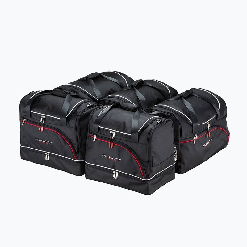 KJUST Tesla Model S EV 2021+ set di borse da bagagliaio 7 pezzi nero.