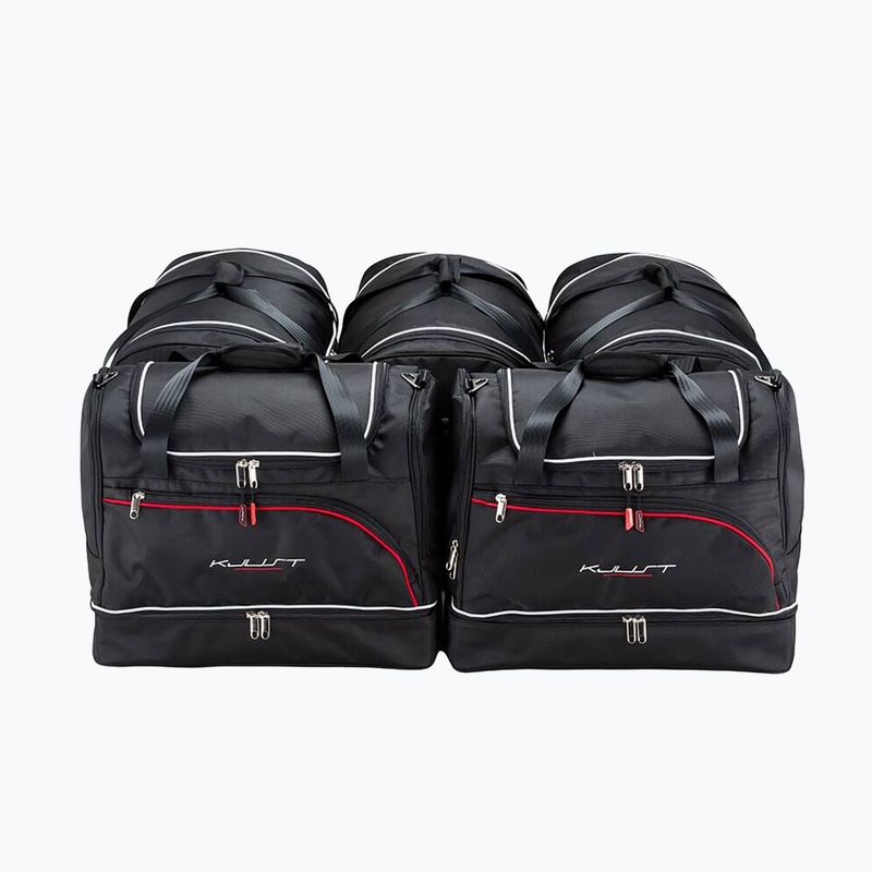 KJUST Tesla Model S EV 2021+ set di borse da bagagliaio 7 pezzi nero. 3