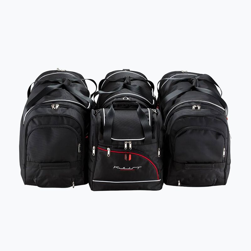 KJUST Volkswagen Tiguan MHEV Set di borse per il bagagliaio 2024+ 4 pezzi nero. 3