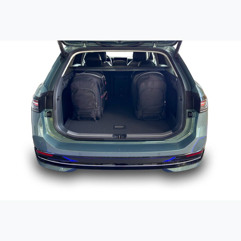 KJUST Volkswagen Passat Variant MHEV Set di borse per il bagagliaio 2023+ 5 pezzi nero. 19