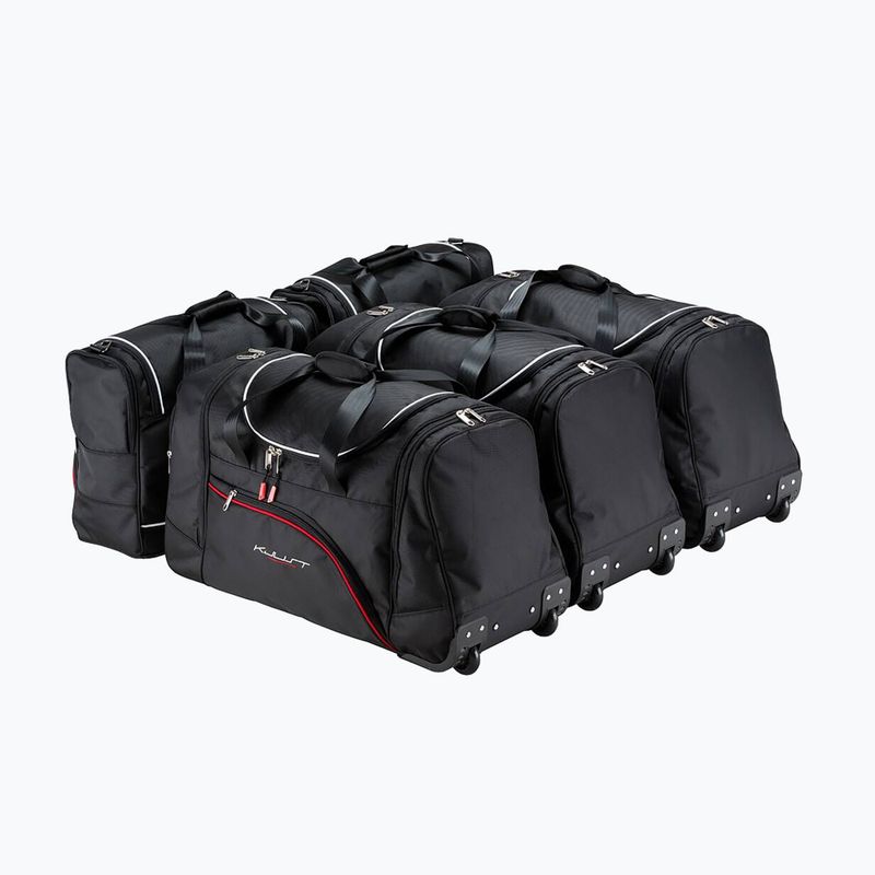 Set di borse portabagagli KJUST Volkswagen Passat Variant 2023+ 5 pezzi nero. 2