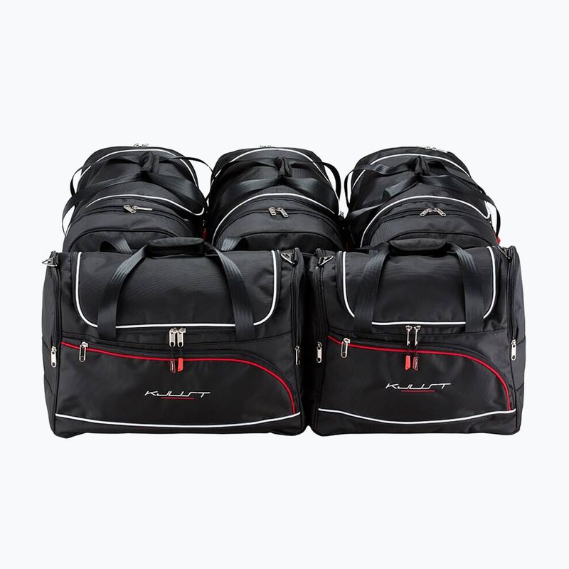 Set di borse portabagagli KJUST Audi A6 Limousine C8 2018+ 5 pezzi nero 2