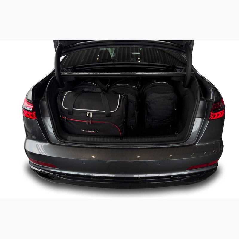 Set di borse portabagagli KJUST Audi A6 Limousine C8 2018+ 5 pezzi nero 18
