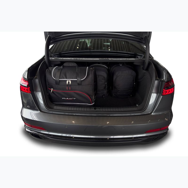 Set di borse portabagagli KJUST Audi A6 Limousine C8 2018+ 5 pezzi nero 18