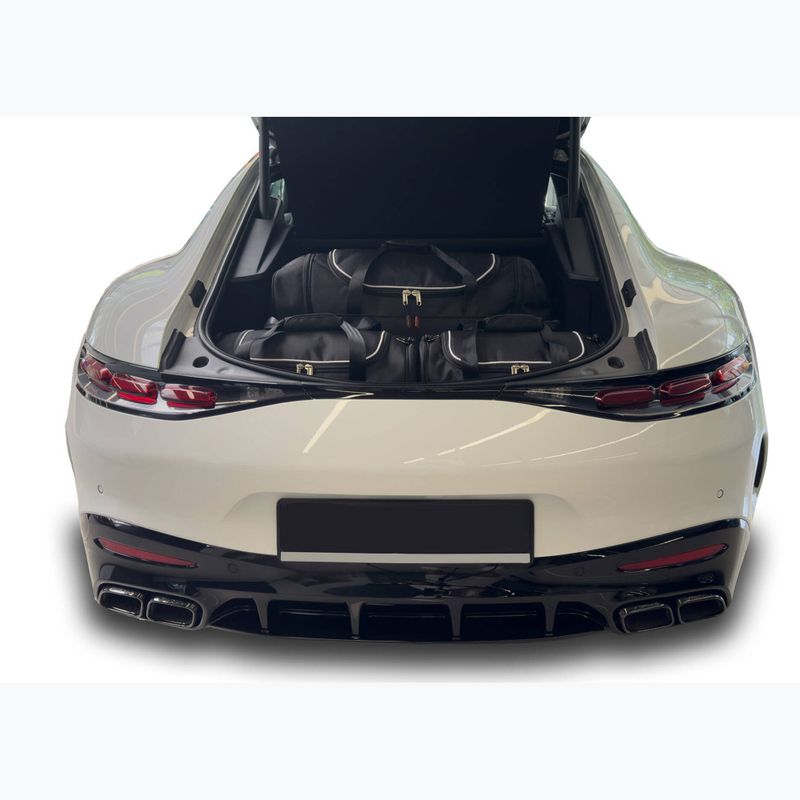 KJUST Mercedes-Benz AMG GT set di borse da bagagliaio 2023+ 3 pezzi nero 10