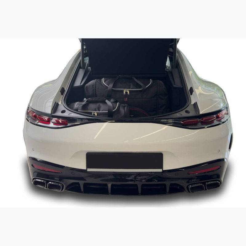 KJUST Mercedes-Benz AMG GT set di borse da bagagliaio 2023+ 3 pezzi nero 11