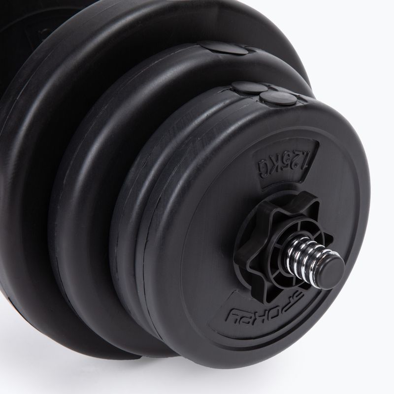Spokey Burden 20 kg manubri nero 921037 3