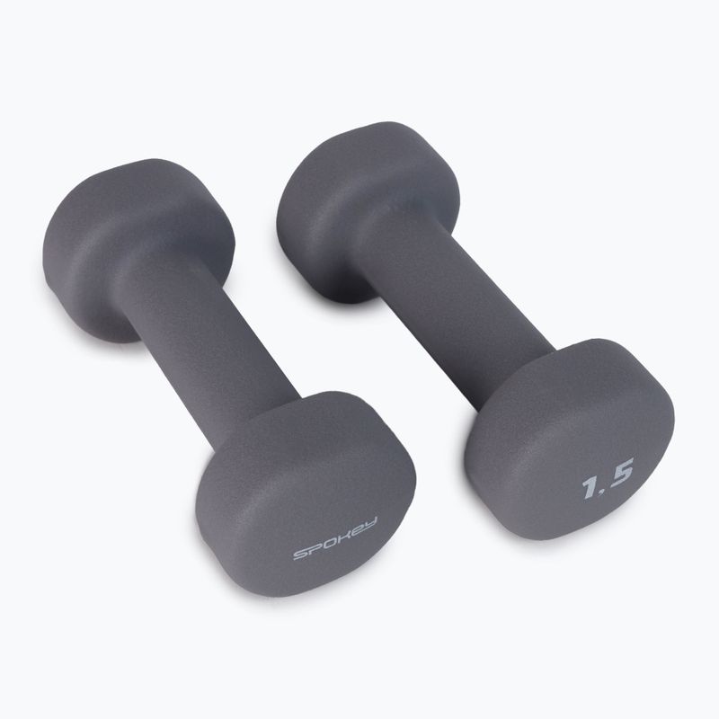 Manubri Spokey Shape IV 2x1,5 kg grigio 921562 2