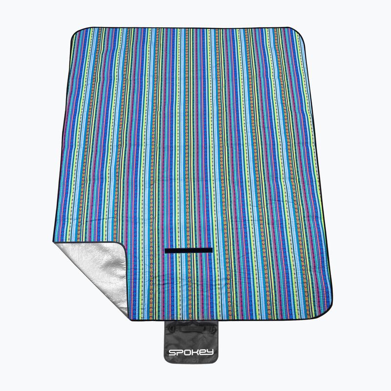 Spokey Picnic Coperta da picnic floreale blu 922270 6