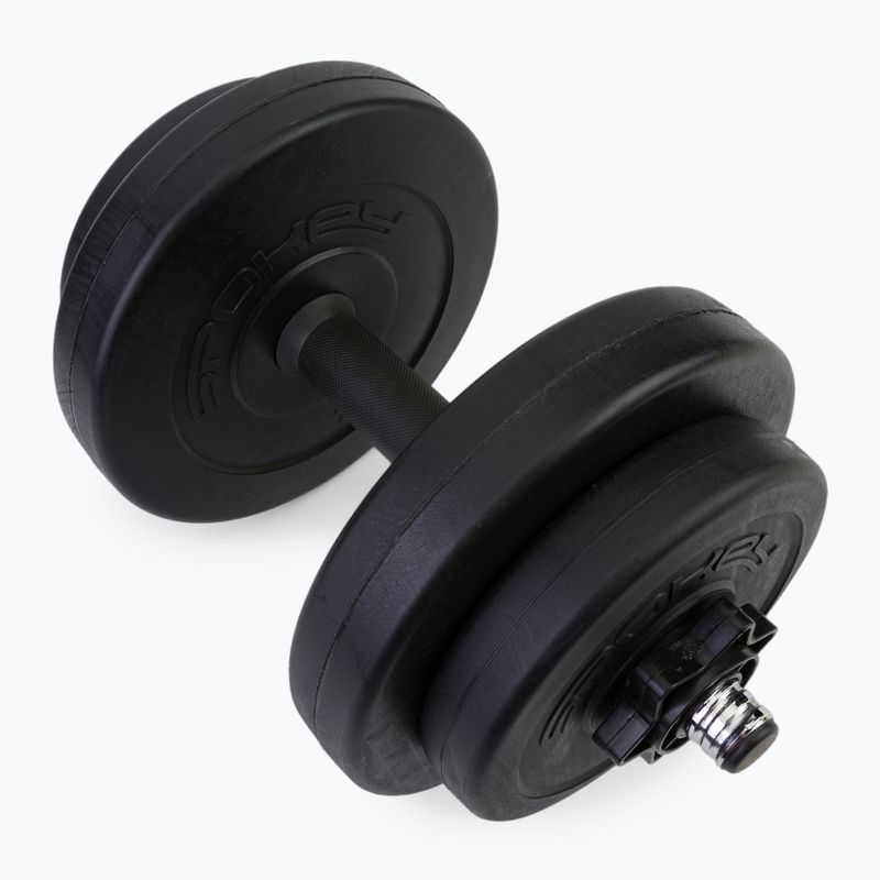 Spokey Burden 7,5 kg manubri neri 921736 2