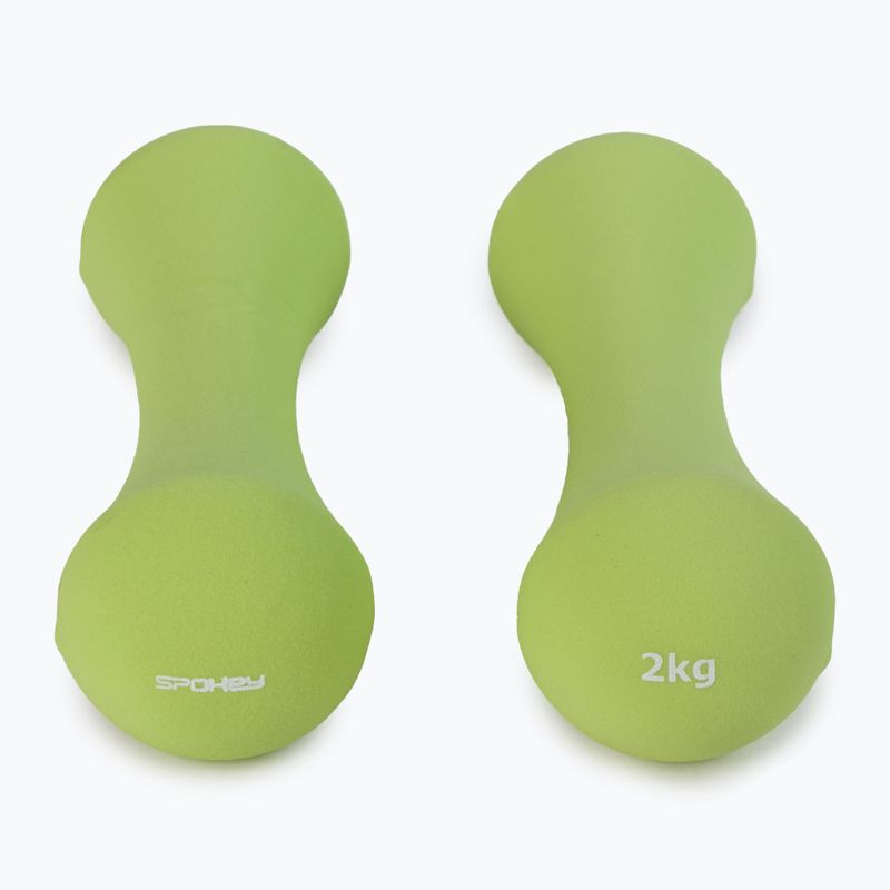 Set di manubri Spokey Bone 2 pezzi verde 926521 3