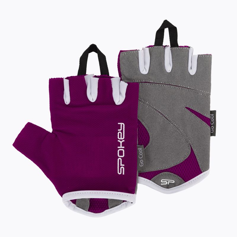 Guanti fitness Spokey Lady Fit viola 928972